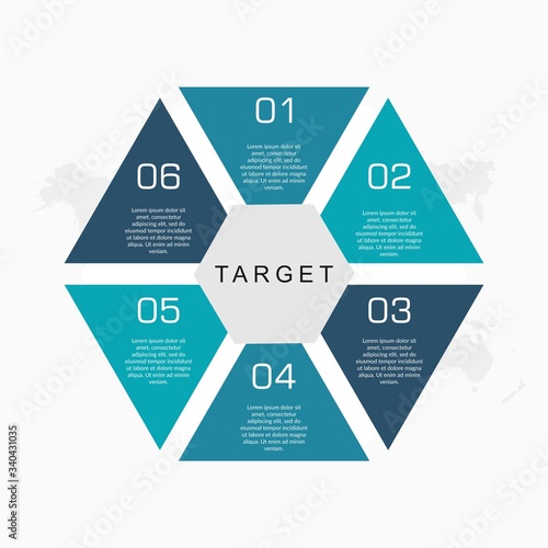 Corporate Business Infographic Element Premium Vector
