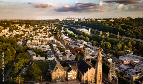 Drone of Manayunk Philly photo