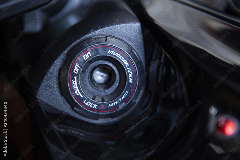 Naked motorcycle lock macro detail
Naked motorcycle lock macro detail