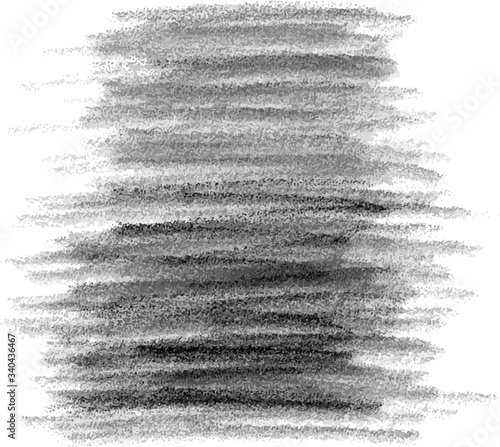 Abstract black grunge watercolor hand paint texture, isolated on white background, watercolor textured backdrop, vector eps 10