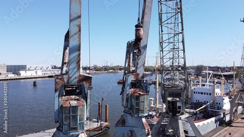 Kran am Hamburger Hafen 