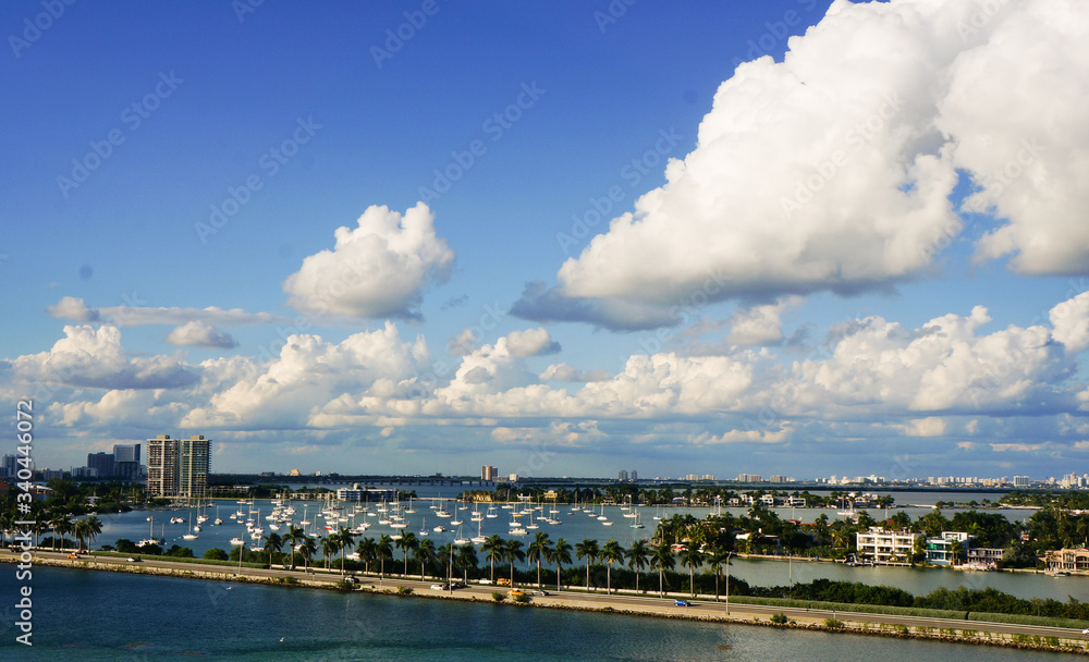Clouds over Miami Beach