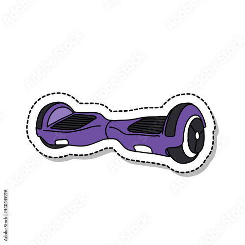 gyroscooter doodle icon