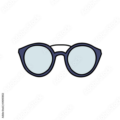 glasses doodle icon