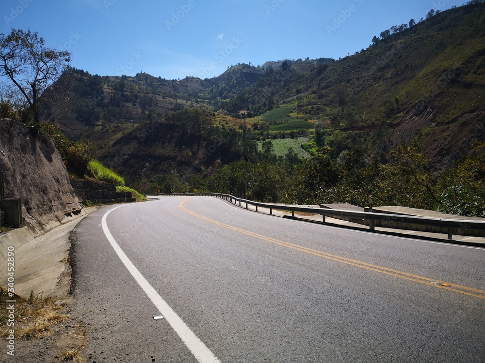 road in mountains