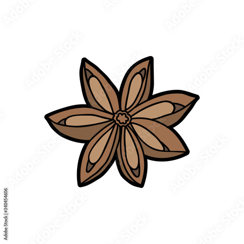 star anise doodle icon