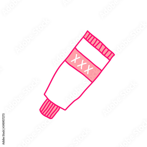 lubricant doodle icon
