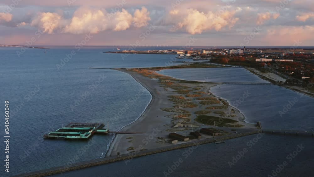 custom made wallpaper toronto digitalDrone Flight Over Amager Strandpark