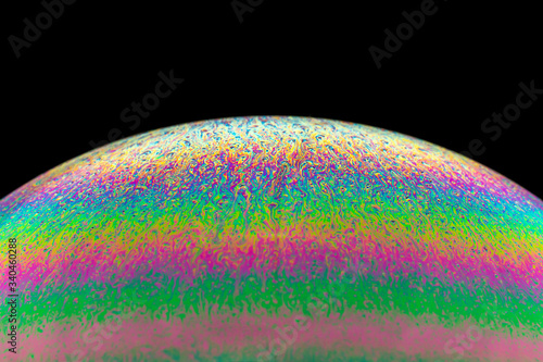 Soap bubble - abstract and colourful pattern