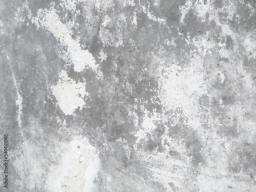 Dirty and Old cement wall texture background. Grunge background with peeling paint. Wall texture can be used as a wall frame and wall background. © PurMoon