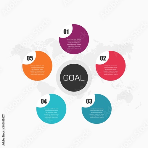 Business Infographic Element Premium Vector