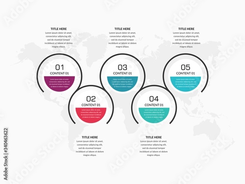 Business Infographic Element Premium Vector