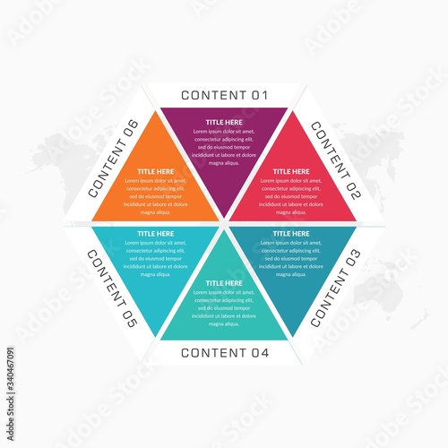 Corporate Business Infographic Element Premium Vector photo