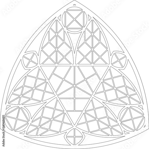 Rose Window  Fig. 11  triangular 2  square 1  framework