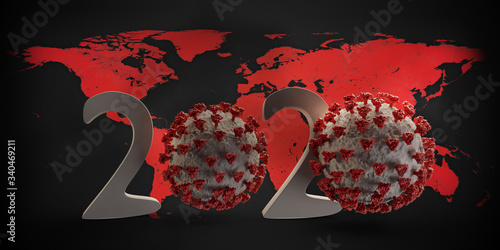 year 2020 Coronavirus COVID...