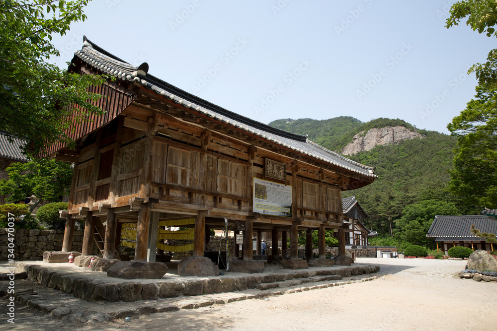 Naesosa Temple in Buan-gun, South Korea. Korean traditional temple.
