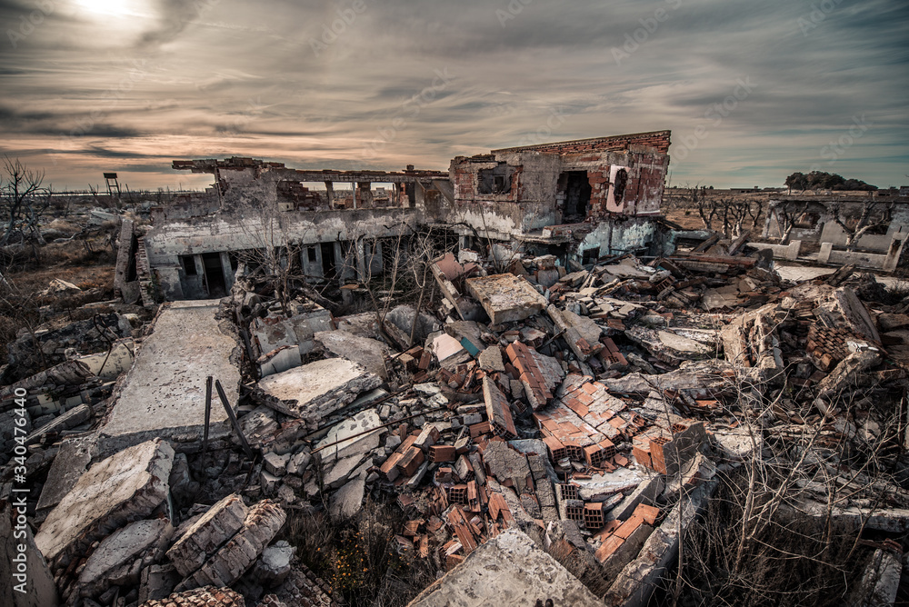 Ruins of Epecuen.