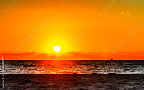 sunset on the sea  sea  sun  ocean  beach  sky  clouds  waves  summer  golden  dusk  evening