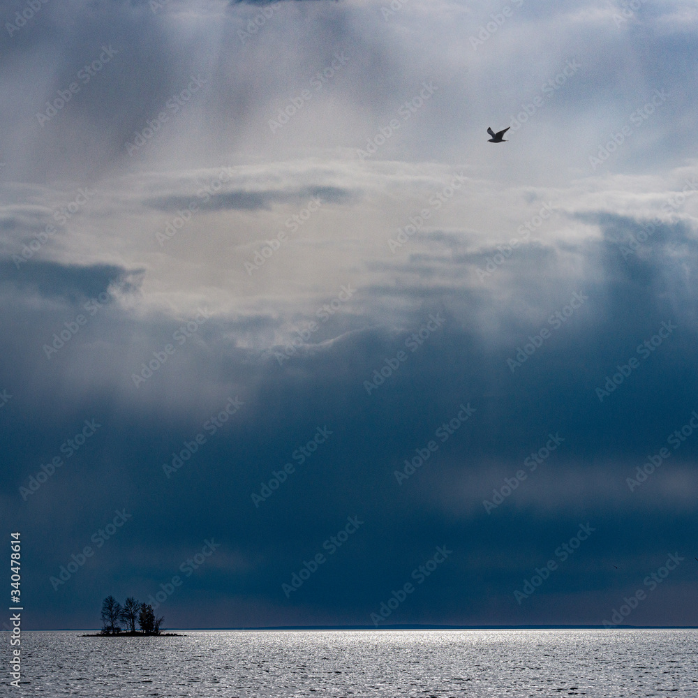 Fototapeta premium Island on the Bay