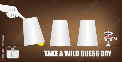Postcard Take Wild Guess  Day
