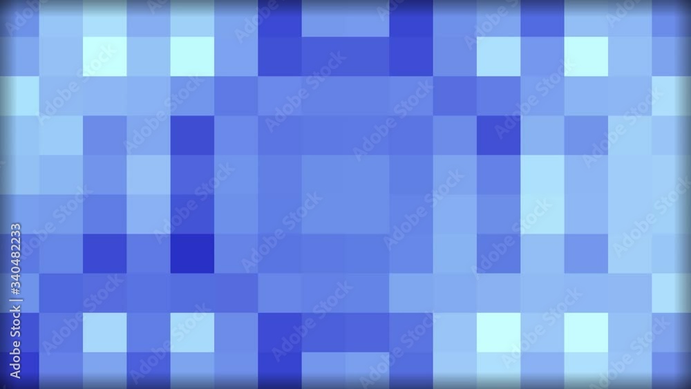 Blue hypnotic mosaic animated pixelated gradient background in motion moving slowly Blue hypnotic mosaic animated pixelated gradient background in motion moving slowly