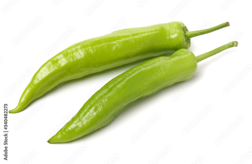 peppers on a white background peppers on a white background