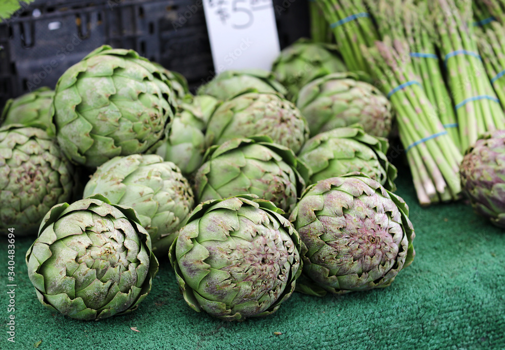 artichokes and asparagus artichokes and asparagus