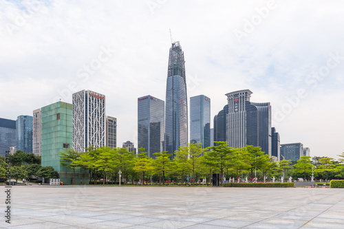 Shenzhen city central axis City Scenery