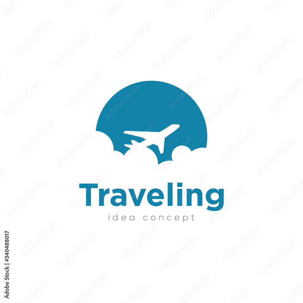 Creative Travel Concept Logo Design Template Creative Travel Concept Logo Design Template