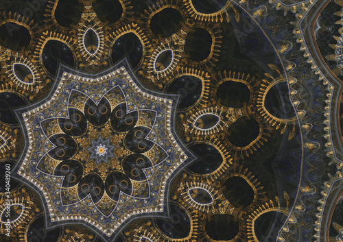 Mandala abstract,meditative background © Martin Capek