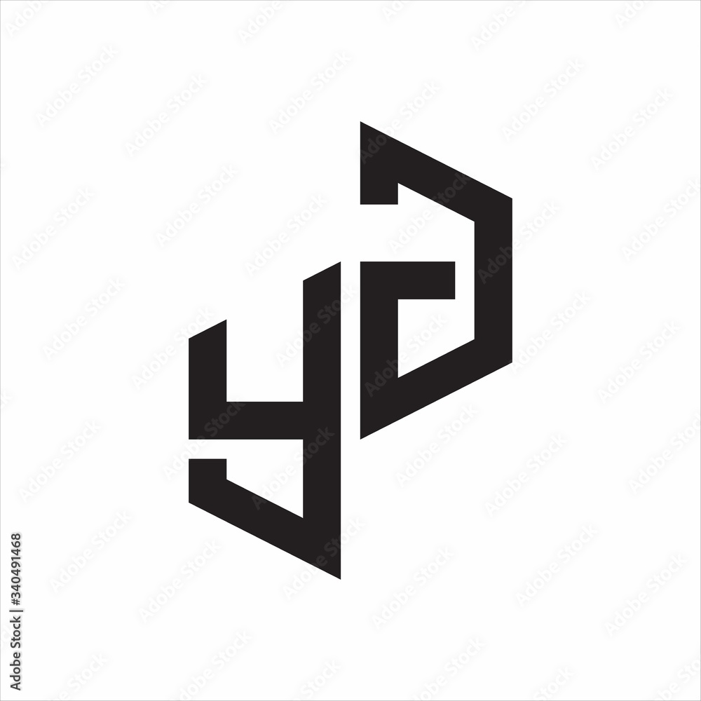YG Initial Letters logo monogram with up to down style YG Initial Letters logo monogram with up to down style