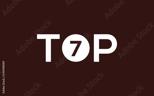 Top Seven or 7 Logo Design Template