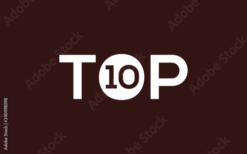 Top Ten or 10 Logo Design Template