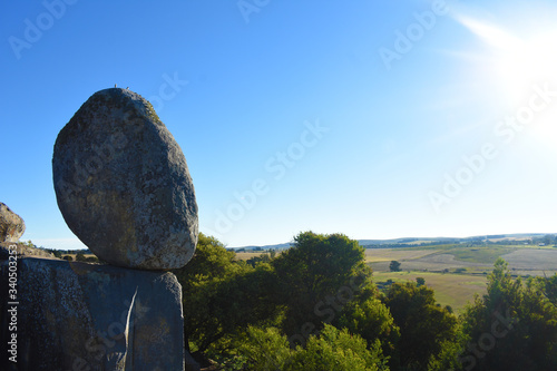Piedra de granito del cerro El Centinela en Tandil. photo