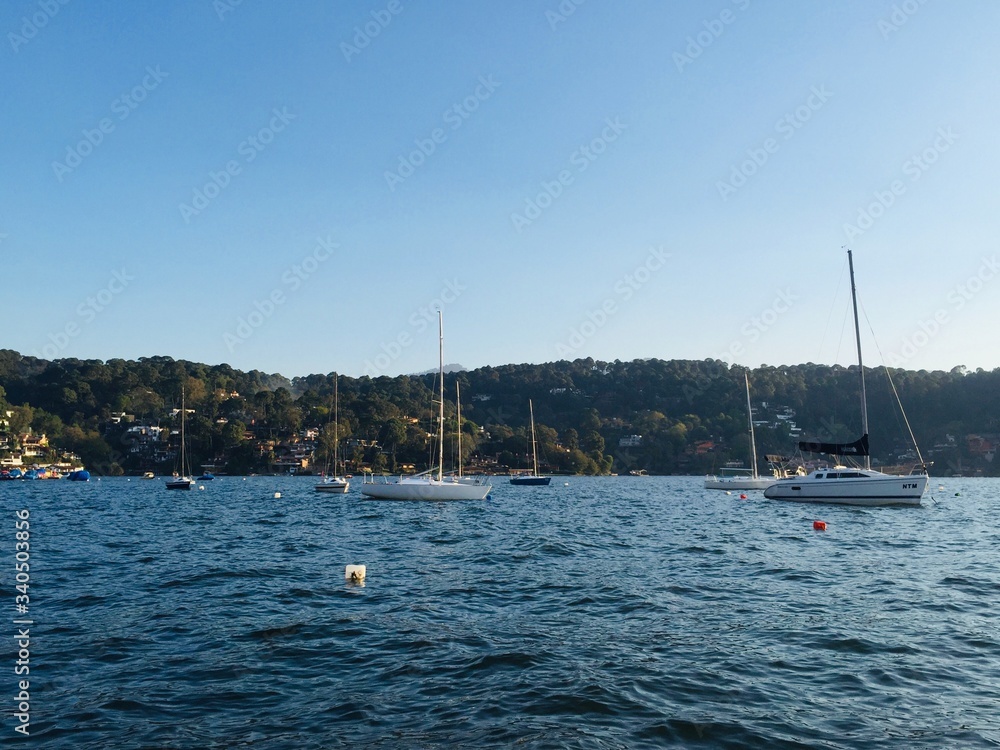 Fototapeta premium yachts in the bay