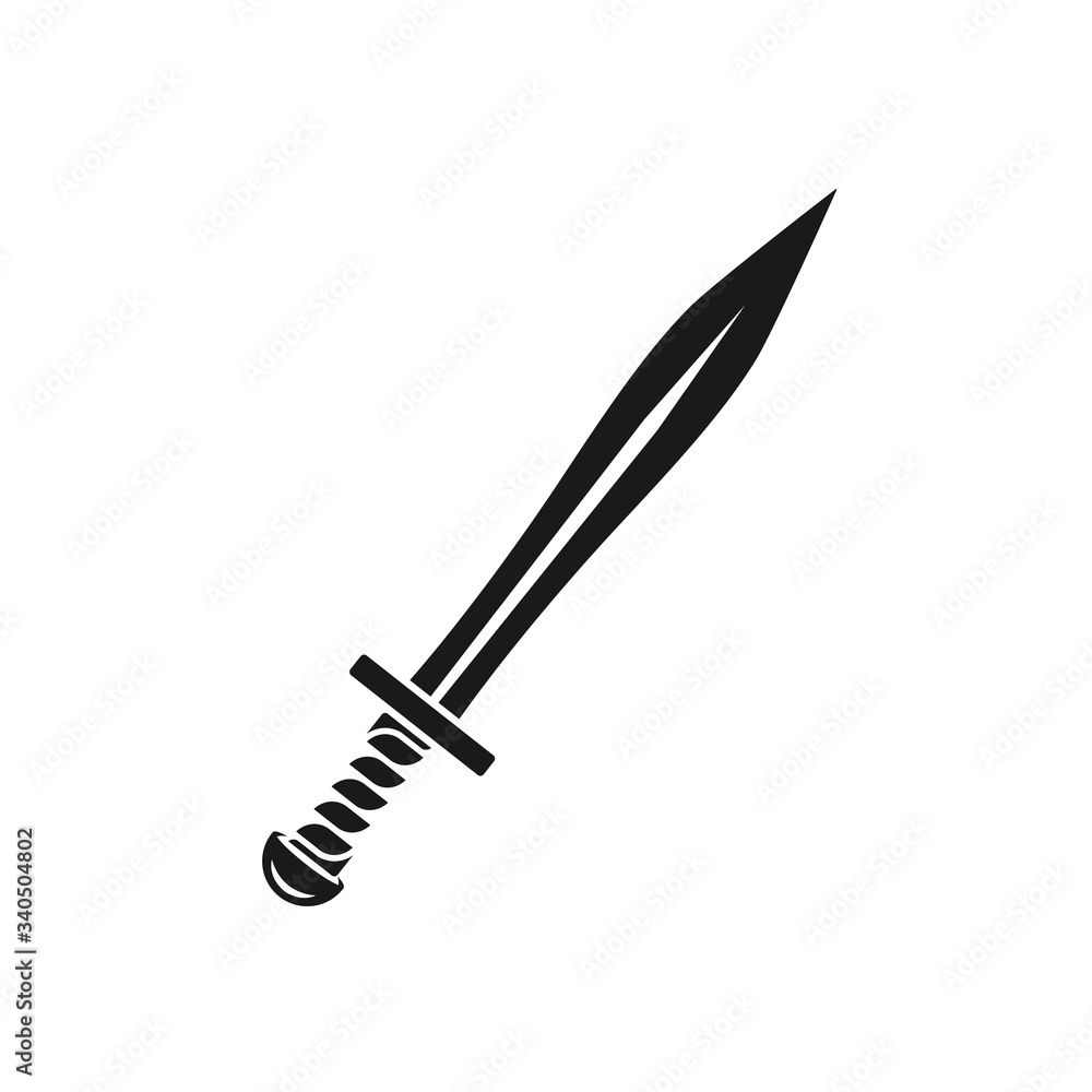 simple sword icon, flat design best vector sword icon simple sword icon, flat design best vector sword icon