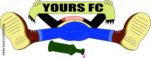football fan, you can paste yours favorite football club on scarf