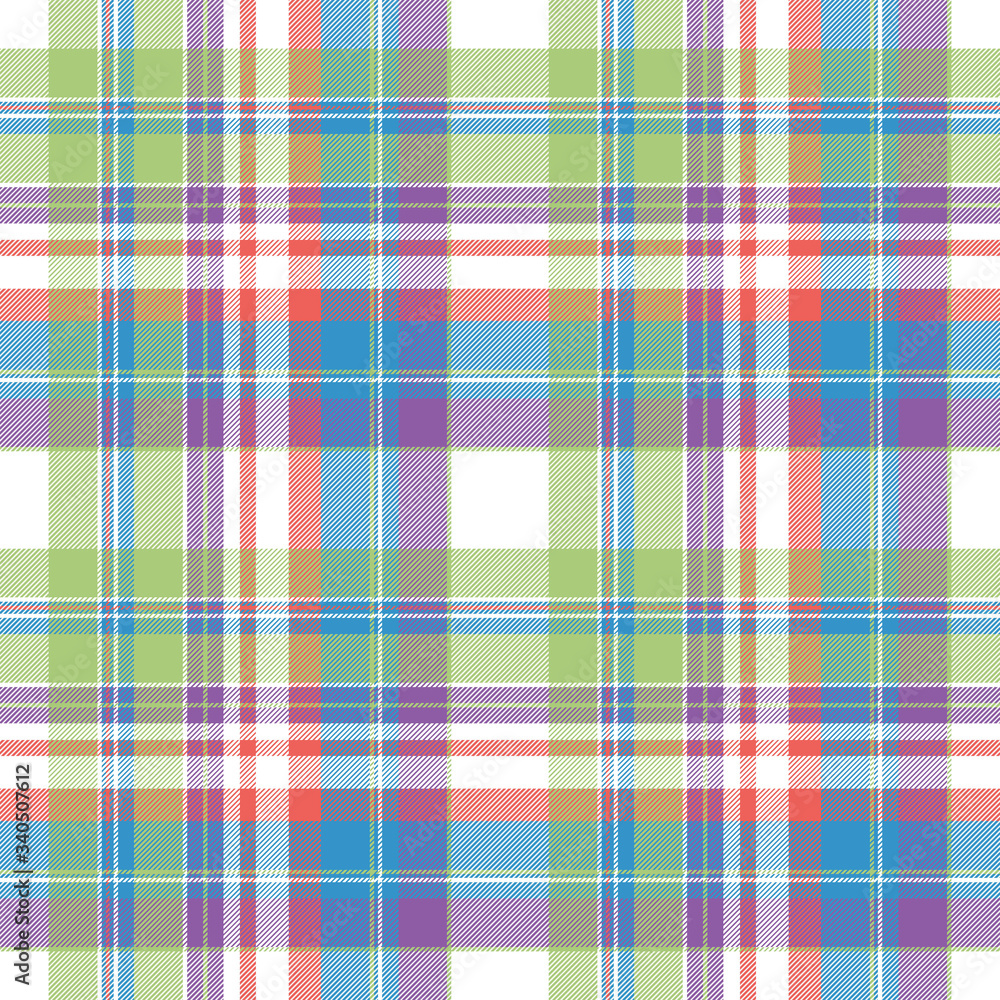 Tartan color plaid fabric seamless pattern Tartan color plaid fabric seamless pattern