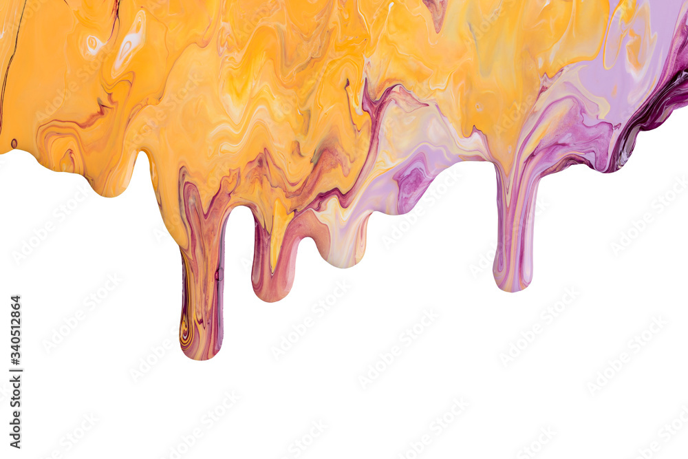 Color dripping paint Color dripping paint