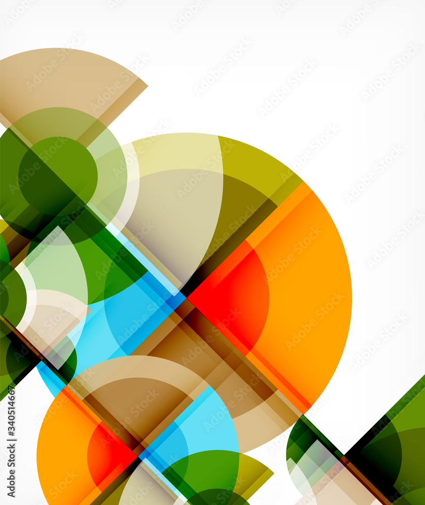 Abstract background, circle and triangle design round shapes overlapping. Geometric trendy template. Vector Illustration For Wallpaper, Banner, Background, Card, Book Illustration, landing page Abstract background, circle and triangle design round shapes overlapping. Geometric trendy template. Vector Illustration For Wallpaper, Banner, Background, Card, Book Illustration, landing page