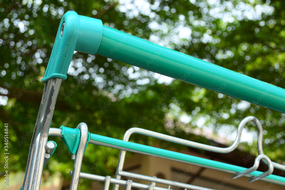 clean shopping cart trolley handle