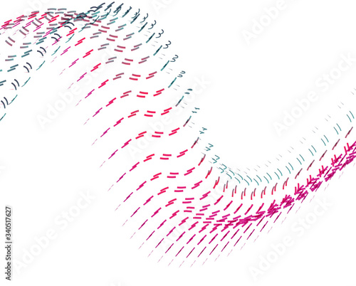 Abstract background blend wave line design for Wallpaper, Banner, Background, Card, Book Illustration, landing page