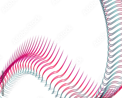 Abstract background blend wave line design for Wallpaper, Banner, Background, Card, Book Illustration, landing page