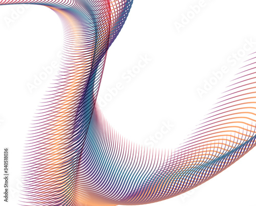 Abstract background blend wave line design for Wallpaper, Banner, Background, Card, Book Illustration, landing page
