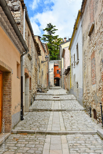 A small road between the old houses of Buonalbergo, a village in the province of Benevento © Giambattista