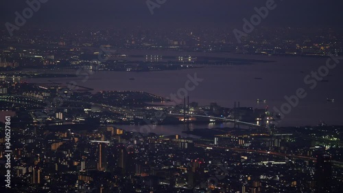 Wallpaper Mural 大阪　神戸　夜景　掬星台　日本 Torontodigital.ca