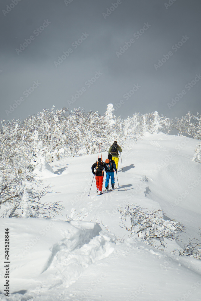 skitouring in Hokkaido/Japan