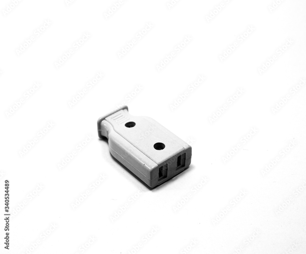 electric plug cable isolated on white background electric plug cable isolated on white background
