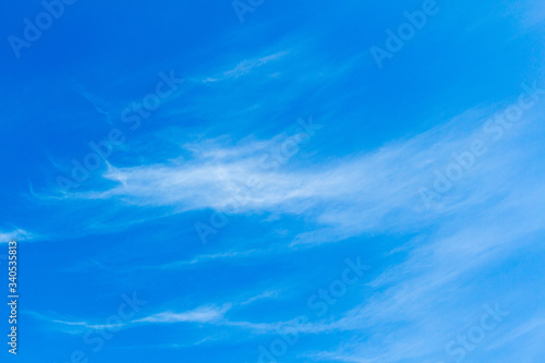 white clouds against blue sky