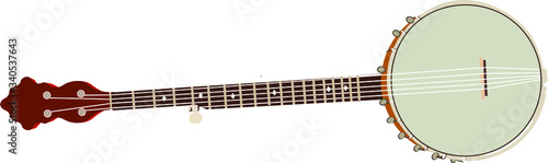 A old fashioned banjo